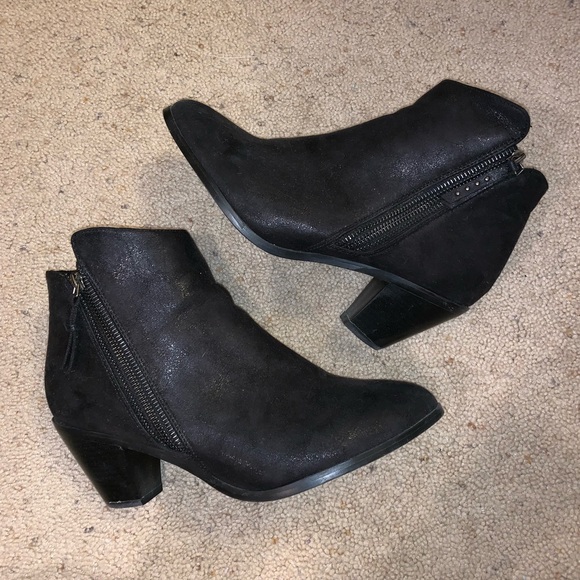Lane Bryant Shoes - High Heeled Booties with Tassel Zippers 11